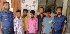 বানারীপাড়ায় ৫ মাদকসেবীকে মোবাইল কোর্টে সাজা