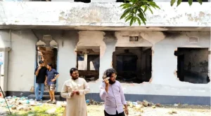 ঝালকাঠিতে আমুর বাসভবনে ফের ভাঙচুর